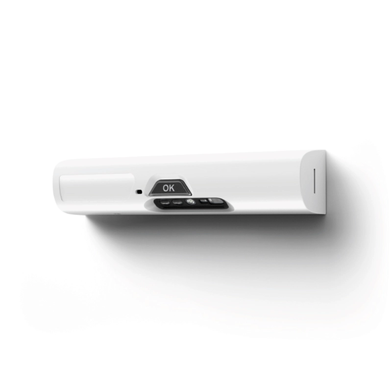 Close up view of Airis Multisensor on a hood-mounted sensor under cooker hood
