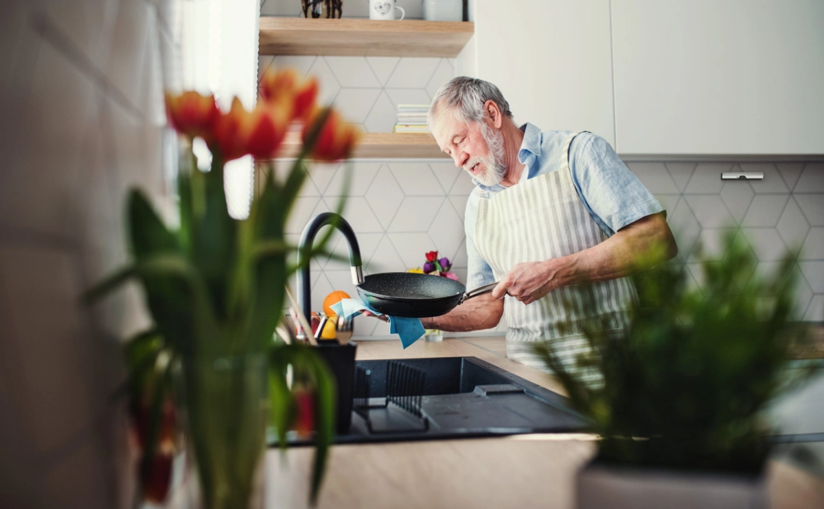 Airis stove guard in retirement living accommodation