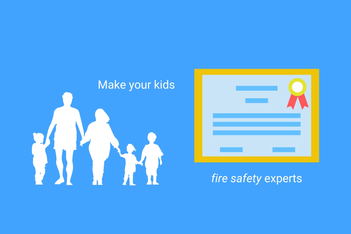 diagram: make your kids fire safety experts
